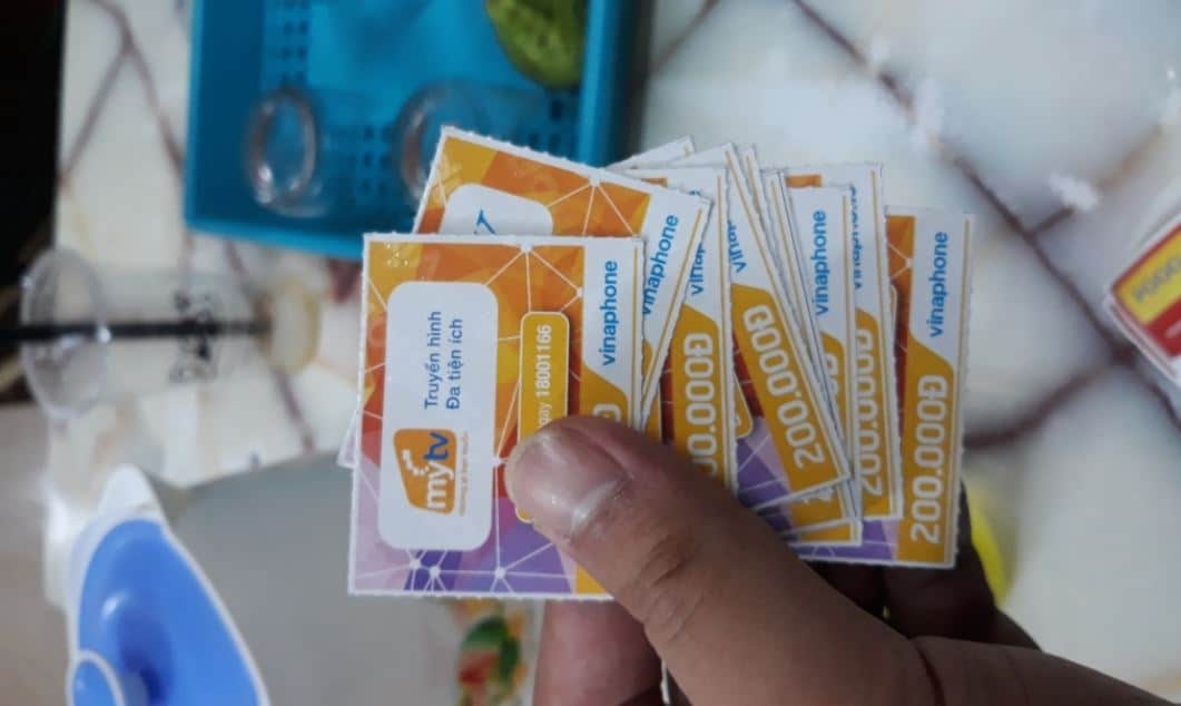 Hình Ảnh Card Vina 200k mới nhất