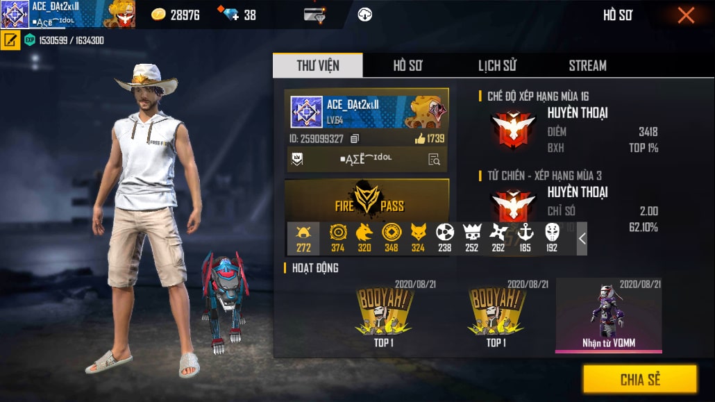 Hình Nick FF Nghèo chất nhất