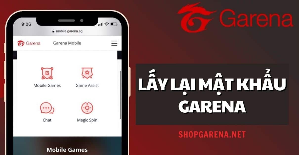Lay Lai Mat Khau Garena