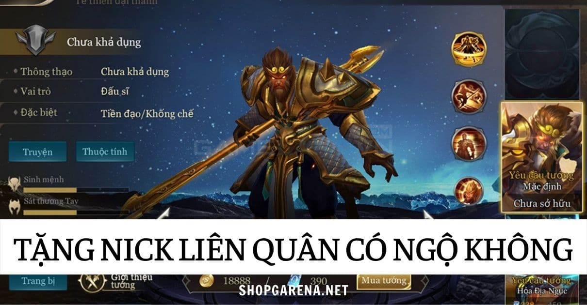 Tang Nick Lien Quan Co Ngo Khong
