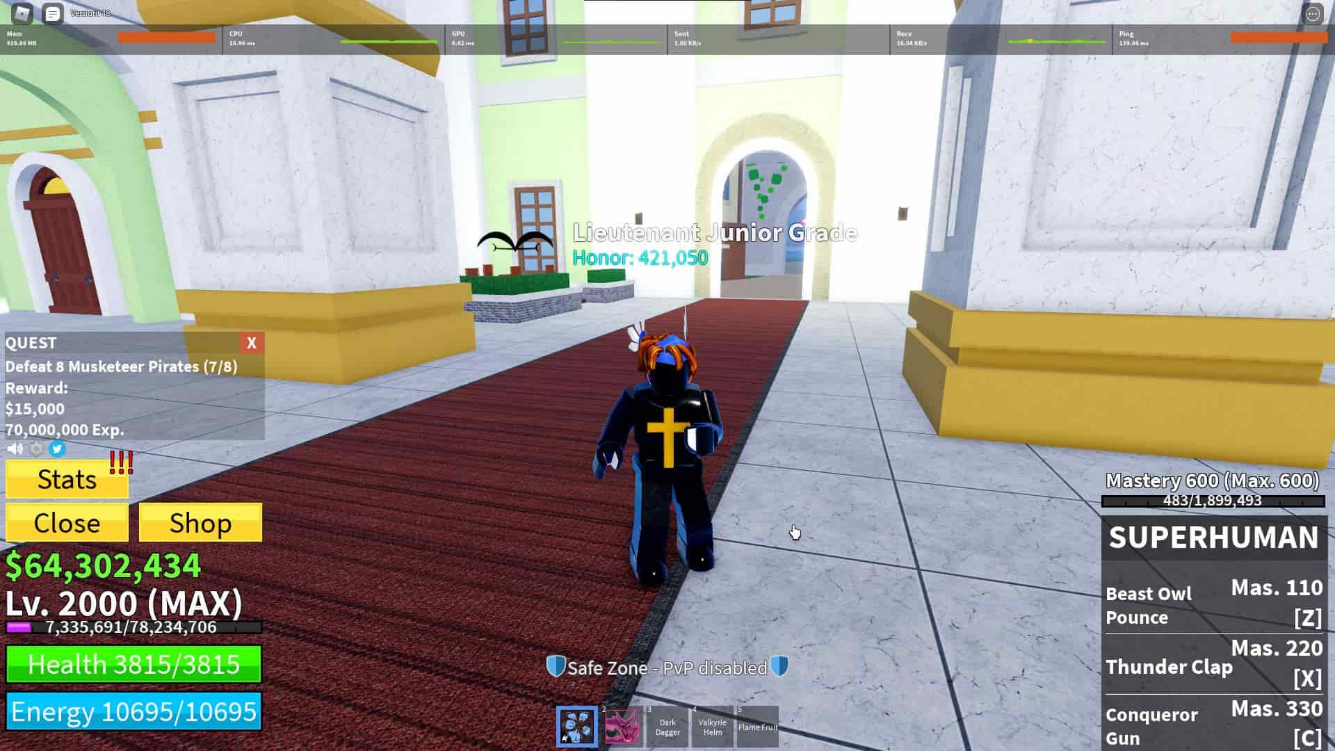 Ảnh Nick Blox Fruit max level