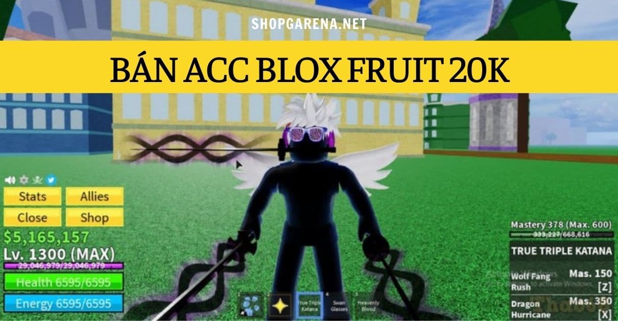 Ban Acc Blox Fruit 20k