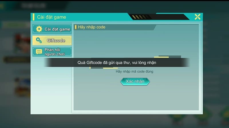 Code đã nhập thành công Code Bảo Bối Huyền Thoại Nhận Ssr