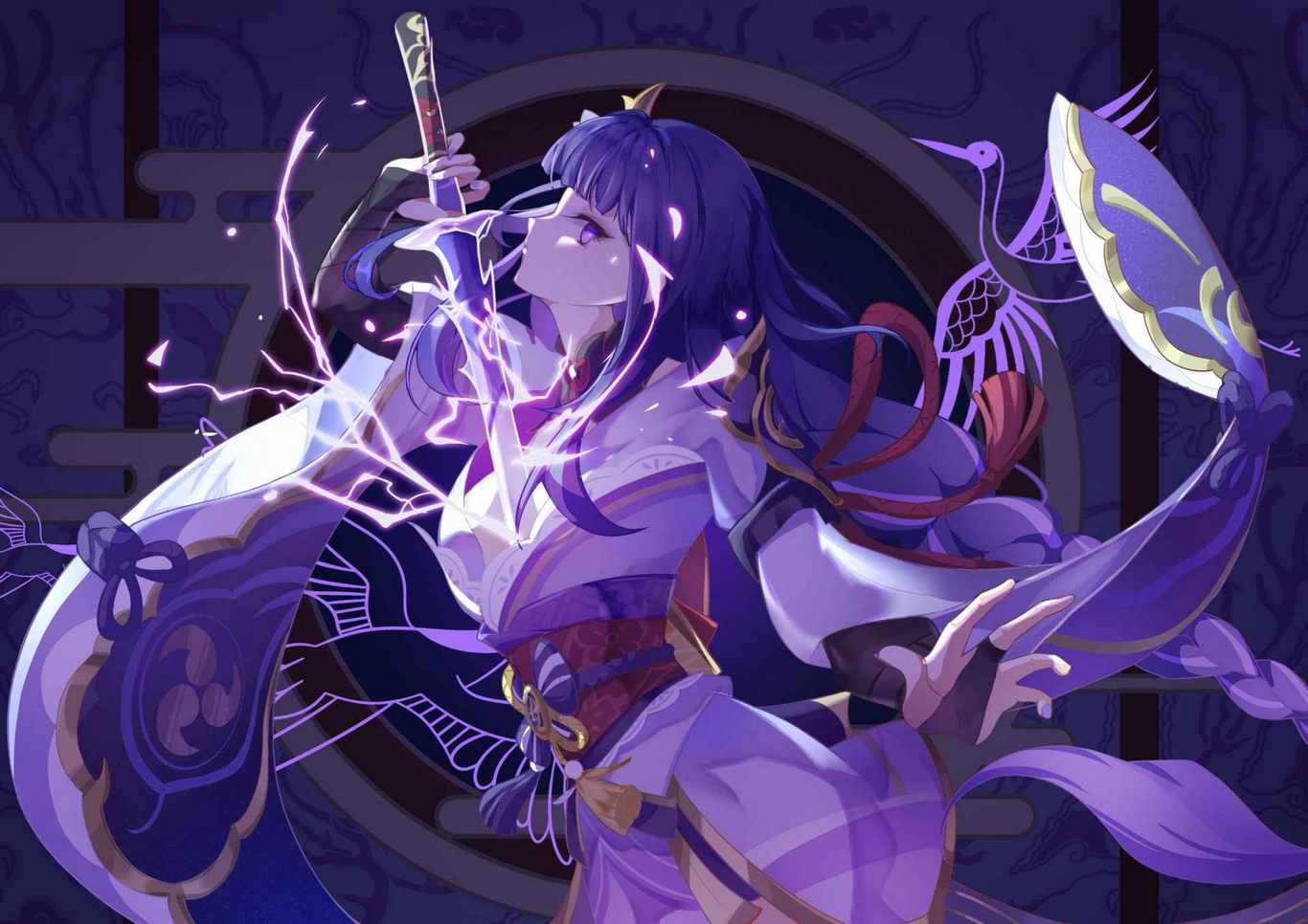 Hình Genshin Impact Lôi Thần HD