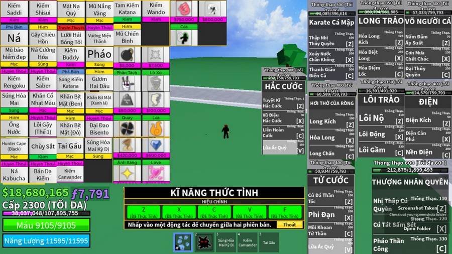 Hình ảnh nick xịn Blox Fruit