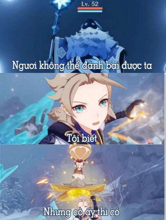 Hình game Genshin Impact meme