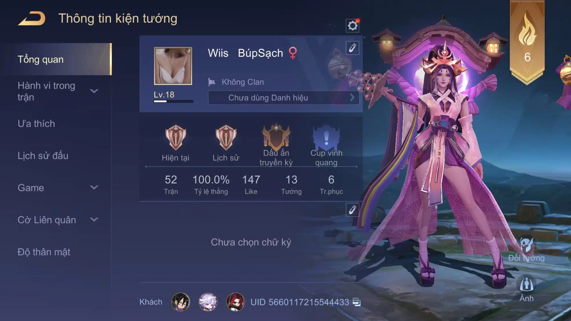 avatar 18 liên quân
