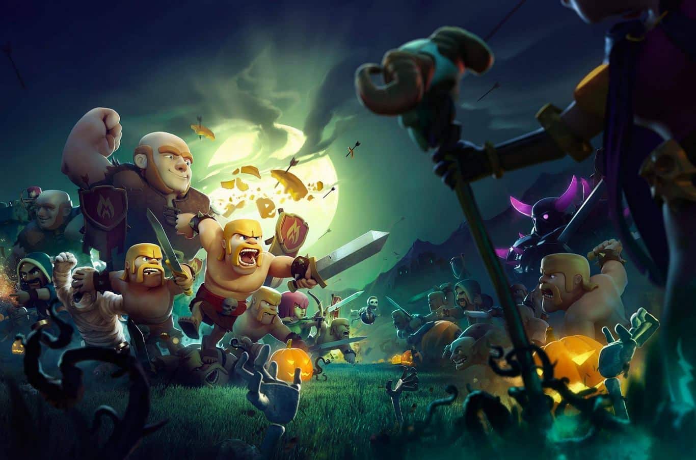 Hình Clash Of Clans ngầu siêu chất