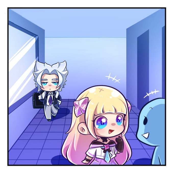 Hình Tel’Annas Thứ nguyên vệ thần chibi