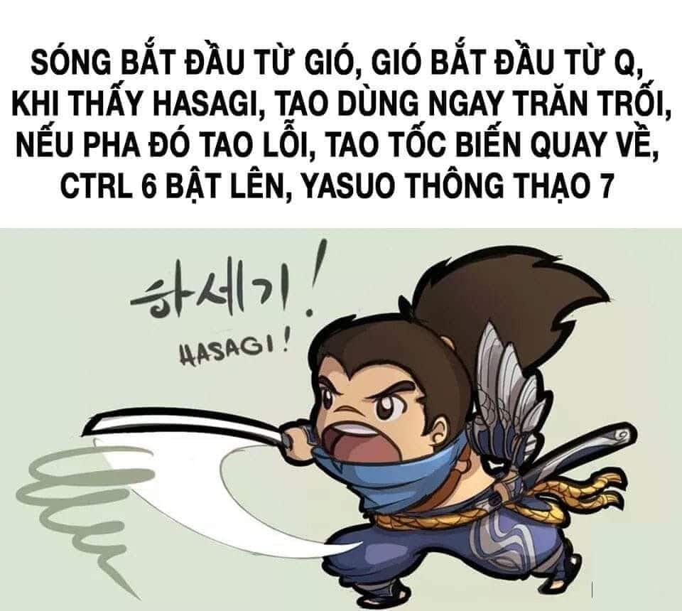 Hình Yasuo chế hài hước