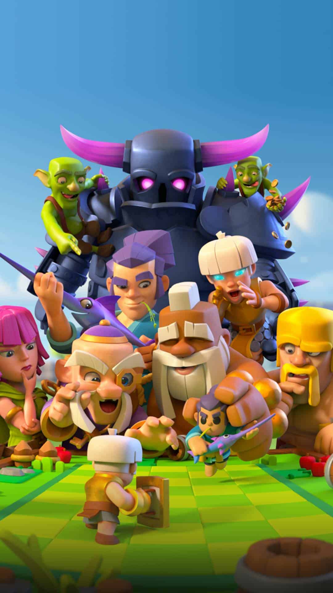 Hình nền Clash Of Clans đẹp cho iphone 4K