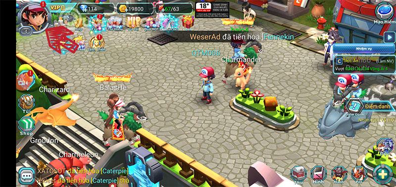 Mở game Thủ Lĩnh Siêu Thú và đăng nhập vào tài khoản của bạn.