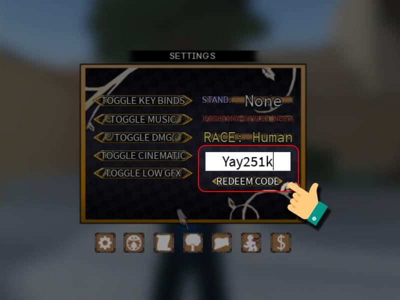 Nhấn nút Redeem code để xác nhận.
