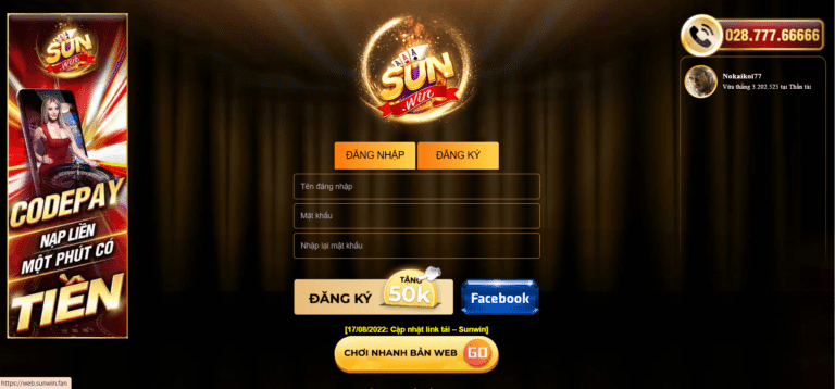 Truy cập vào hệ thống game tài xỉu và đăng nhập vào tài khoản.