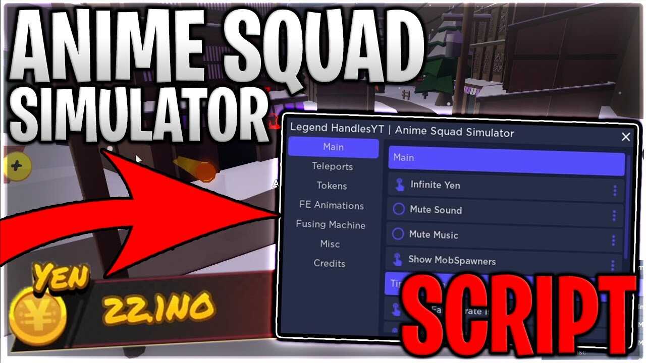 Script Hack Anime Squad