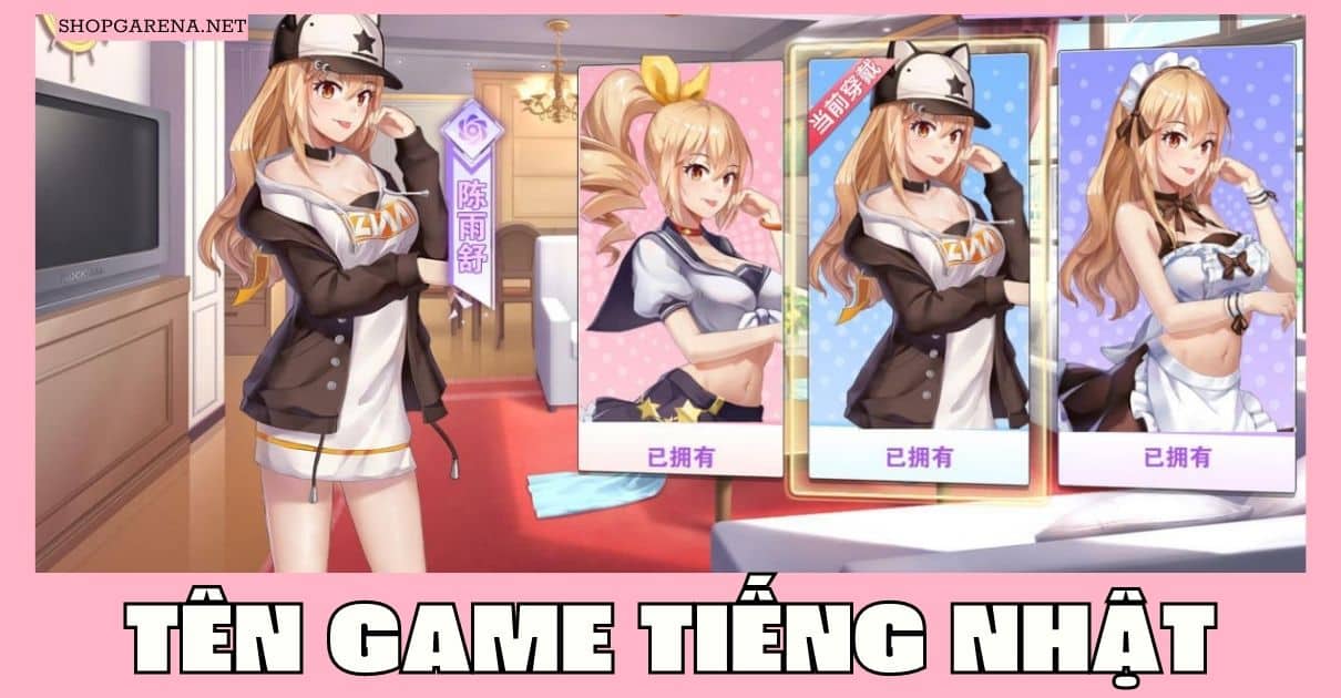 Ten Game Tieng Nhat