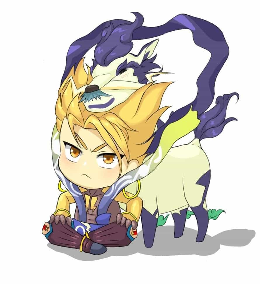 Ảnh Nakroth Lôi Quang Sứ chibi cute