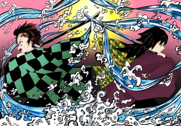 Hình Ảnh Tanjiro Và Tomioka Ngầu