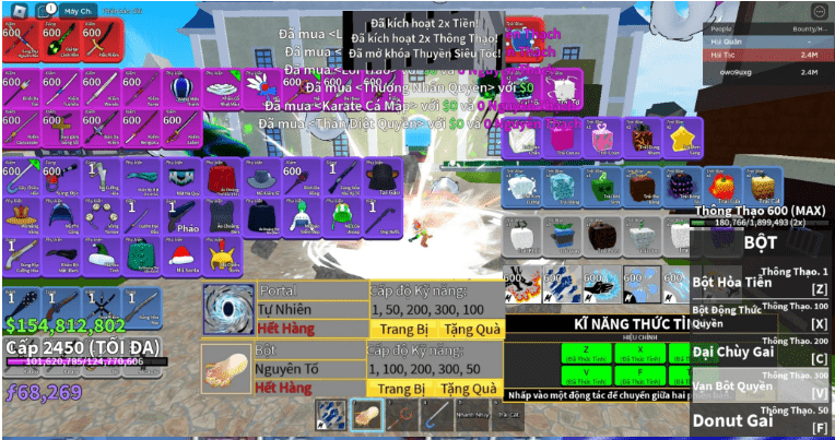 anh acc blox fruit lv max vip 2450