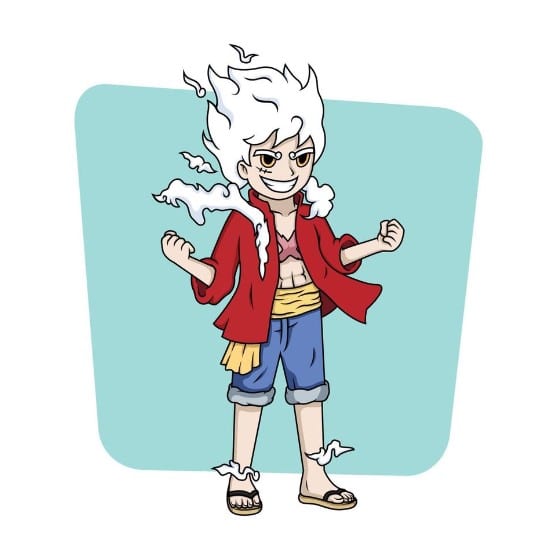 Avatar Luffy Gear 5 Đáng Yêu