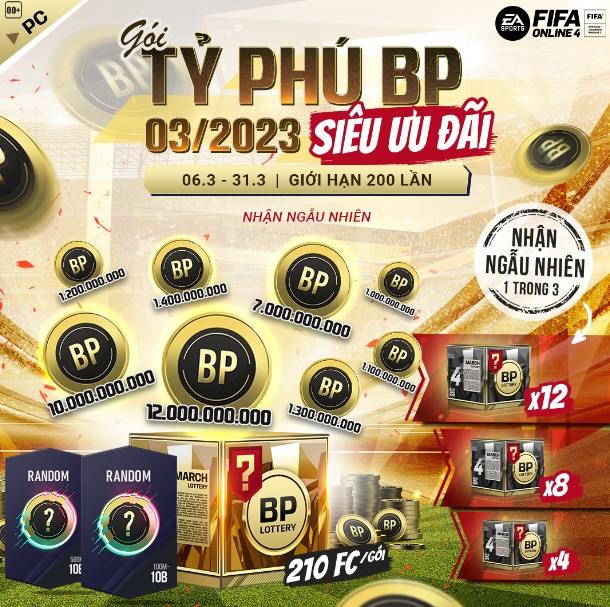 Cơ Hội Rinh Về Tối Đa 12 TỶ BP Chỉ Với 55 FC