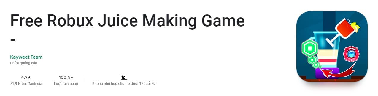 Free Robux Juice Making Game