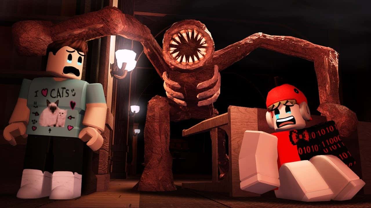 Hình Doors Roblox đáng sợ