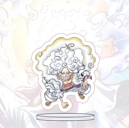 Hình Luffy Gear 5 Chibi Cute