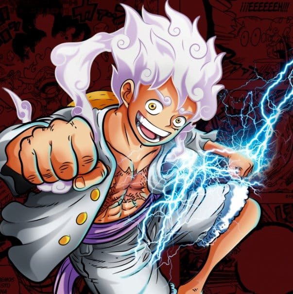 Hình Luffy Gear 5 Nika