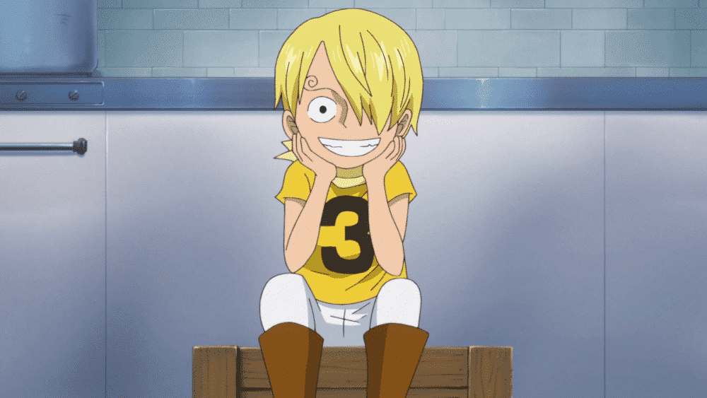 Hình Sanji lúc nhỏ độc đáo