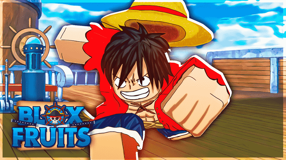 Hình ảnh anime Blox Fruit nhân vật Luffy