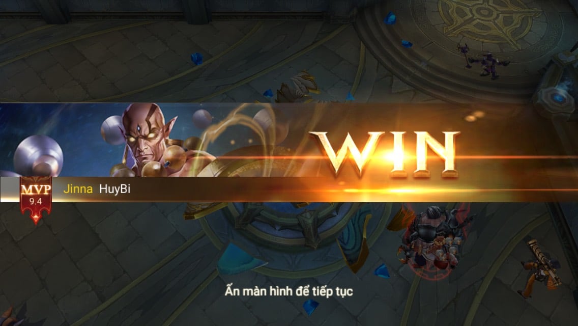 Hình ảnh chơi game Liên Quân thắng cực ấn tượng