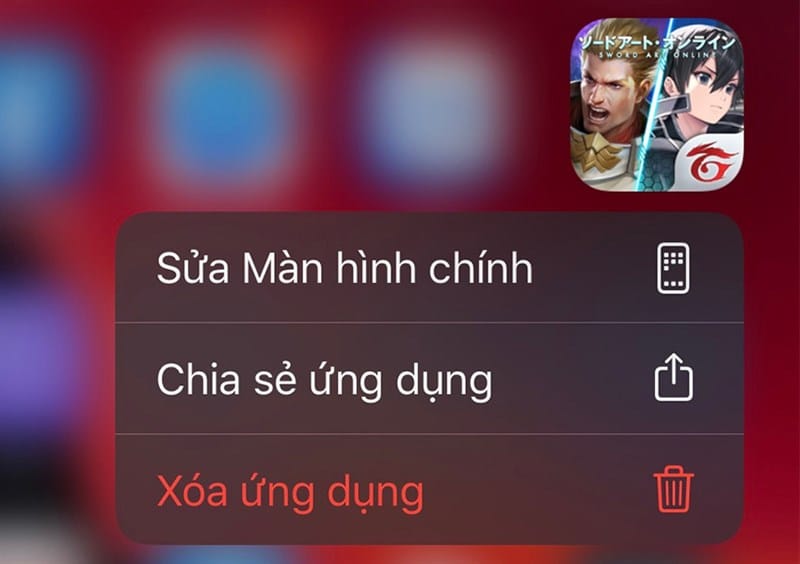 Hình ảnh xoá game Liên Quân ấn tượng