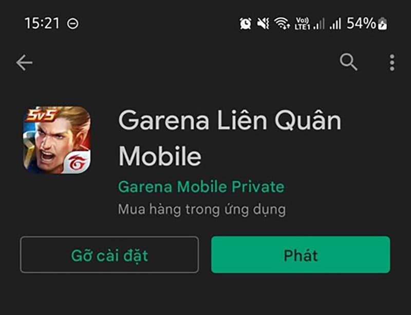 Hình ảnh xoá game Liên Quân độc đáo
