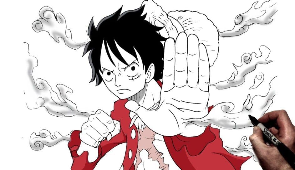 Hình Vẽ Luffy G6 Ngầu Nhất