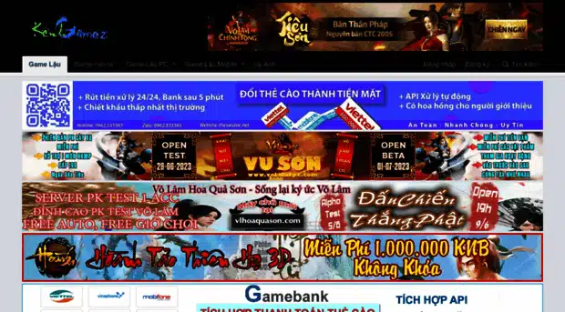KenhGamez là một webgame lậu uy tín