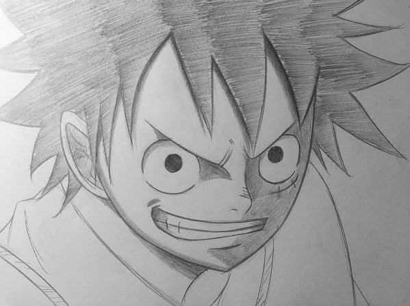 Luffy G6 Vẽ Bằng Bút Chì