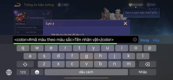 Nhập chính xác cú pháp