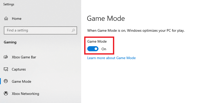 On Game Mode