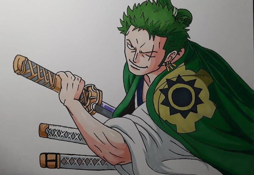 Vẽ Zoro Ngầu