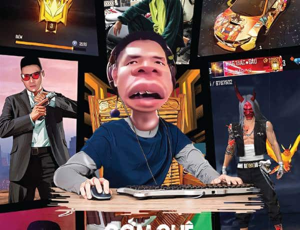 Hình Bác Gấu hài hước cười không nhặt được mồm