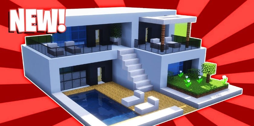 Mẫu nhà hiện đại trong Minecraft mới nhất