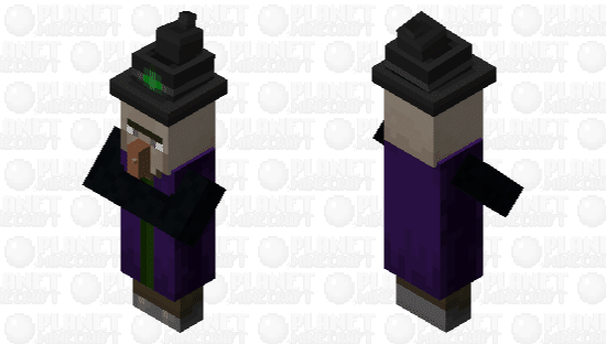 Skin phù thủy trong Minecraft độc đáo