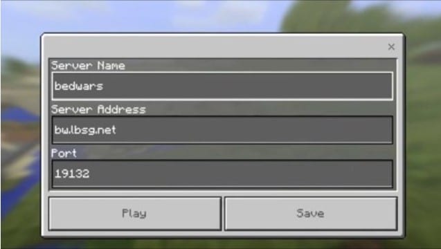 Cách vào server Minecraft Bedwars