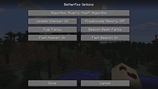 Mod BetterFPS