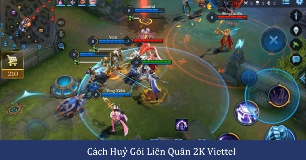 Cách Huỷ Gói Liên Quân 2K Viettel