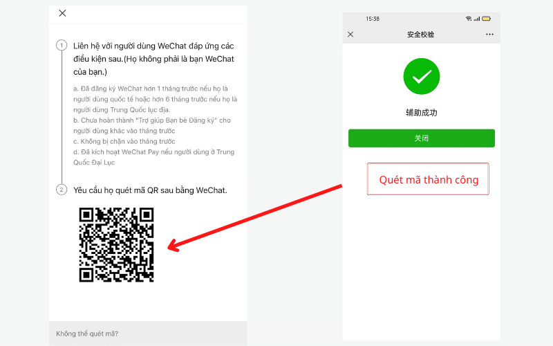 Cách kích hoạt Wechat