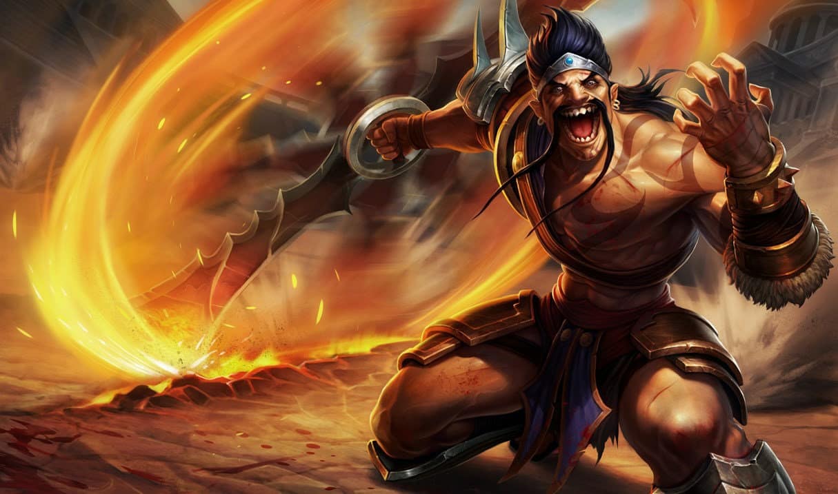 Hình ảnh tướng Draven ấn tượng
