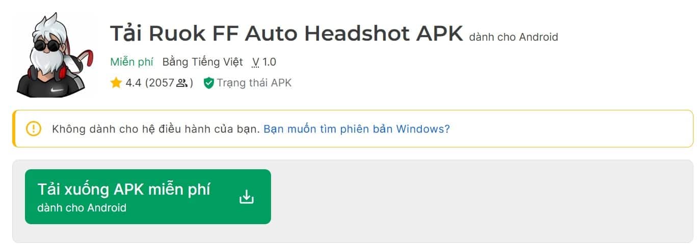 Ruok FF Auto Headshot