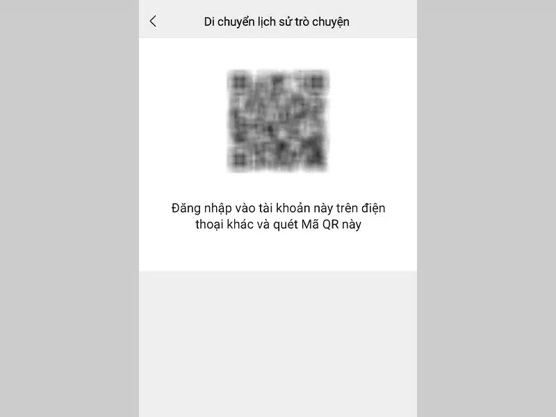 Ứng dụng sẽ cung cấp cho bạn Mã QR